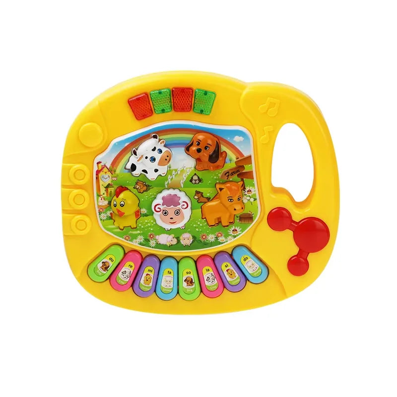 Animal Sound Piano Keyboard – Farm-Themed Educational Music Toy for Kids