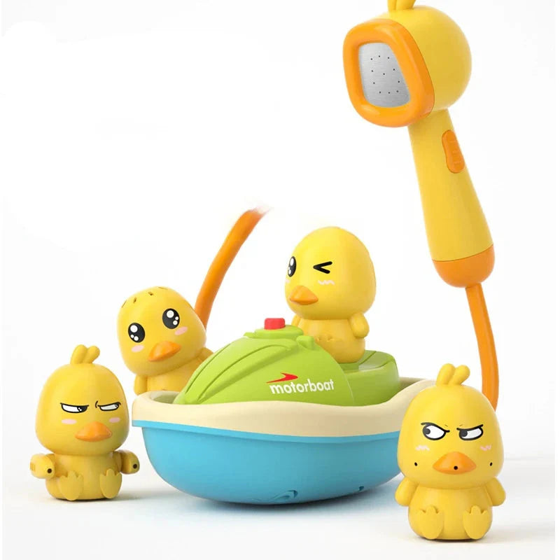 Electric Duck Water Spray Toy – Interactive Bath Fun for Toddlers