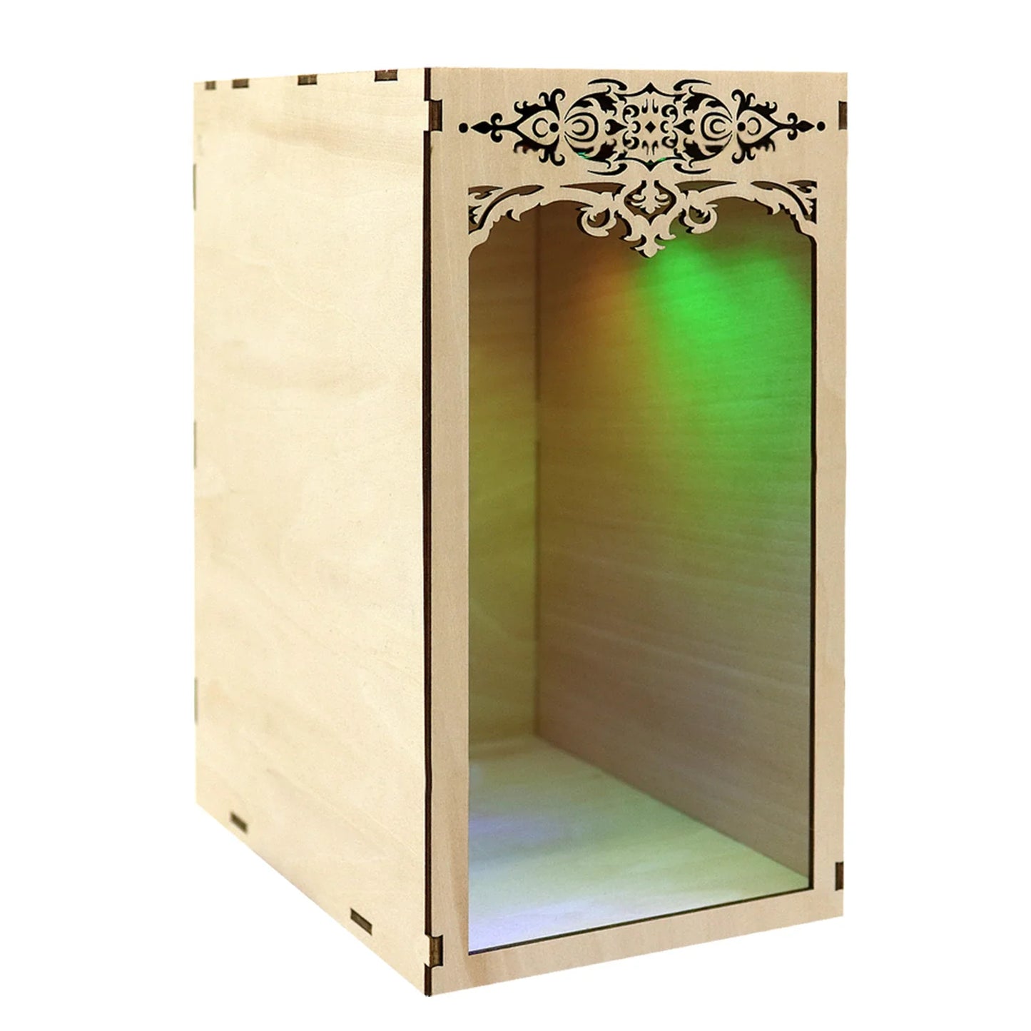 Bookshelf Insert Book Nook – DIY Wooden Miniature Dollhouse Home Decoration