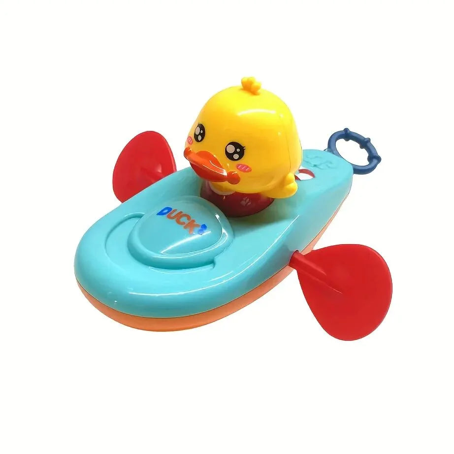 Yellow Duck Kayak Bath Toy – Floating Water Fun for Toddlers