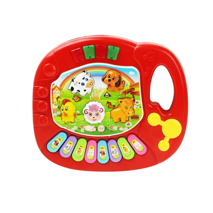 Animal Sound Piano Keyboard – Farm-Themed Educational Music Toy for Kids