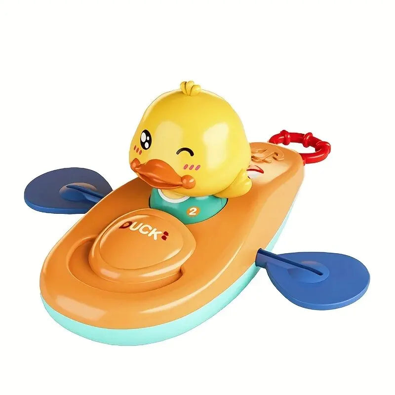 Yellow Duck Kayak Bath Toy – Floating Water Fun for Toddlers