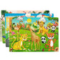 Logic & Thinking Wooden Jigsaw – Animal and Vehicle Learning Puzzle